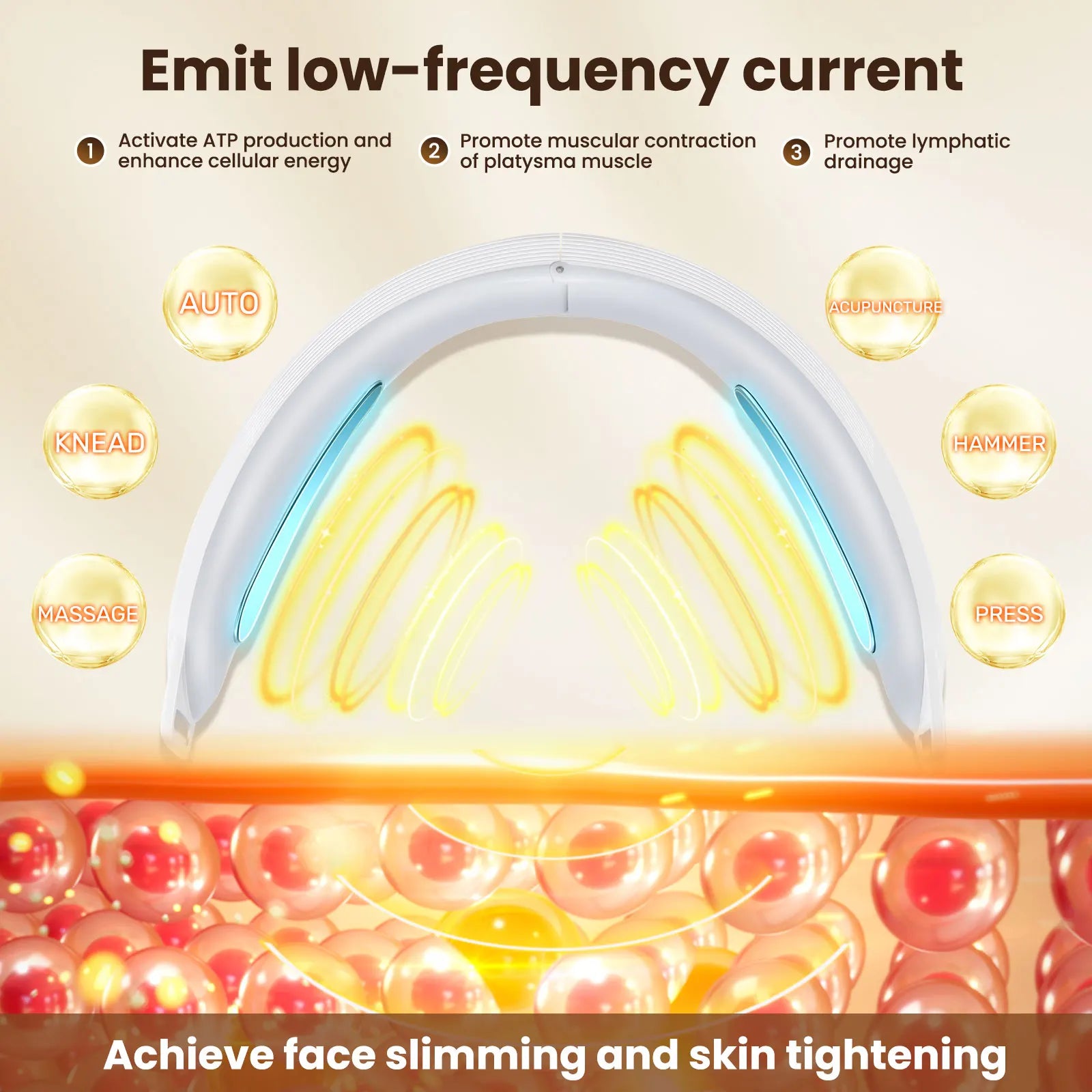 V-Face EMS Sculptor – Microcurrent Facial Lifting Device