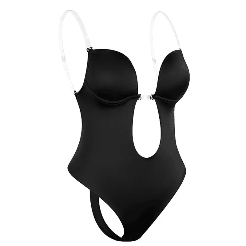 Nevidljivi shapewear bodysuit bez leđa – oblikovanje tijela i stezanje trbuha