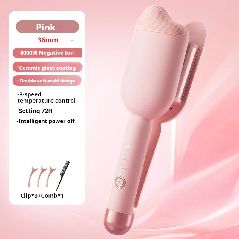 Keramički uvijač za kosu 36 mm – električni uvijač za velike i dugotrajne valove