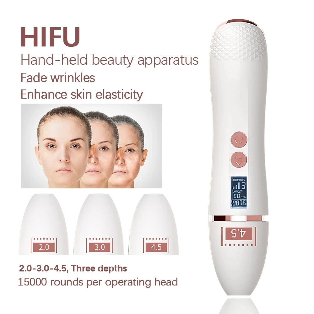 7D Mini HIFU Ultrasonic Face Lifting Device