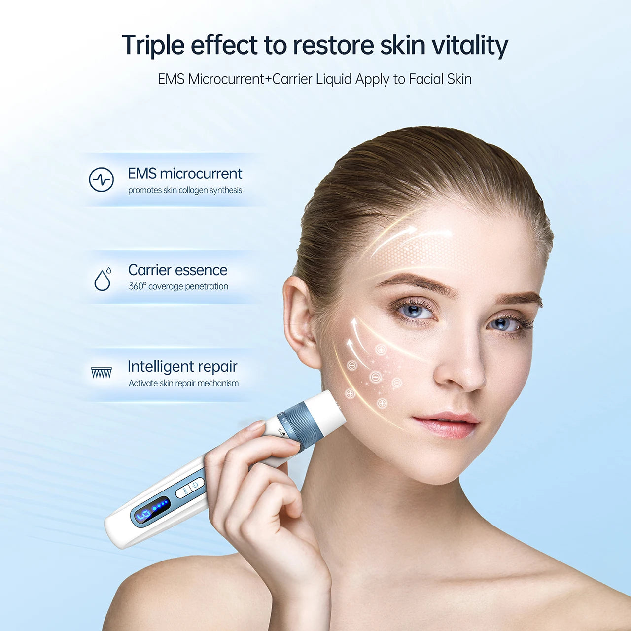 Hello Face H5 Derma pen Original Professional Derma Pen 2 in 1 EMS Automatic Microneedling pen